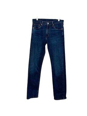 Levis Mens 501 Original Fit Jeans W33 L32 Blue Denim